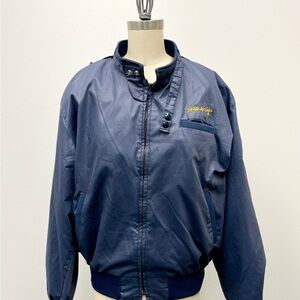 90s Vintage Delta Airlines Members Only Style Windbreaker Jacket